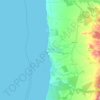 Mappa topografica Porto Covo, altitudine, rilievo