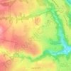 Mappa topografica Saint-Genis-les-Ollières, altitudine, rilievo