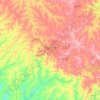 Mappa topografica Passo Fundo, altitudine, rilievo