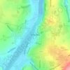 Mappa topografica New Ross, altitudine, rilievo