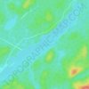 Mappa topografica Lac des Outaouais, altitudine, rilievo