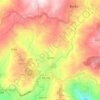 Mappa topografica Gove, altitudine, rilievo