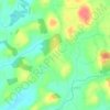 Mappa topografica Knocknasawna, altitudine, rilievo