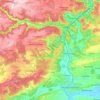 Mappa topografica 89604, altitudine, rilievo