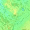 Mappa topografica Spelle, altitudine, rilievo