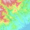 Mappa topografica Caulonia, altitudine, rilievo