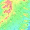 Mappa topografica Antigua, altitudine, rilievo