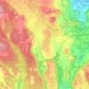 Mappa topografica Alzate Brianza, altitudine, rilievo