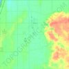Mappa topografica Baroda Township, altitudine, rilievo