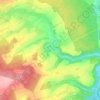 Mappa topografica Dill, altitudine, rilievo