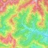 Mappa topografica Lumarzo, altitudine, rilievo