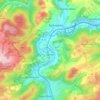 Mappa topografica Ulmet, altitudine, rilievo