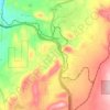 Mappa topografica Weed, altitudine, rilievo