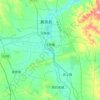 Mappa topografica 王桥镇, altitudine, rilievo