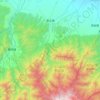 Mappa topografica 营头镇, altitudine, rilievo