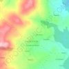 Mappa topografica Candai, altitudine, rilievo