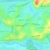 Mappa topografica Middle Park, altitudine, rilievo