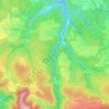 Mappa topografica Burbach, altitudine, rilievo