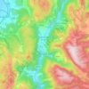 Mappa topografica Sant'Anatolia di Narco, altitudine, rilievo