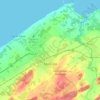 Mappa topografica Mont-Joli, altitudine, rilievo