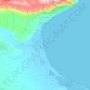 Mappa topografica Manfredonia, altitudine, rilievo