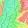 Mappa topografica Eijsden, altitudine, rilievo