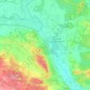 Mappa topografica Calvörde, altitudine, rilievo