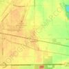 Mappa topografica Cortland, altitudine, rilievo