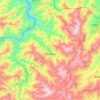 Mappa topografica 永兴傣族乡, altitudine, rilievo