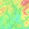 Mappa topografica Tomar, altitudine, rilievo