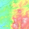 Mappa topografica Sarule, altitudine, rilievo