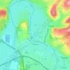 Mappa topografica Glaire, altitudine, rilievo