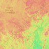 Mappa topografica Lac-Pythonga, altitudine, rilievo