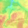 Mappa topografica Власиха, altitudine, rilievo