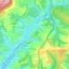 Mappa topografica Thalexweiler, altitudine, rilievo