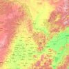 Mappa topografica Heilongjiang, altitudine, rilievo