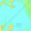 Mappa topografica Salar de Uyuni, altitudine, rilievo