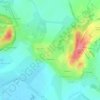 Mappa topografica Перекюля, altitudine, rilievo