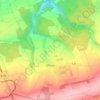 Mappa topografica Effeln, altitudine, rilievo