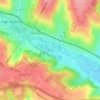 Mappa topografica The Rye, altitudine, rilievo
