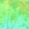 Mappa topografica La Houssaye-en-Brie, altitudine, rilievo
