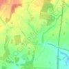 Mappa topografica Middleton Stoney, altitudine, rilievo