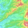 Mappa topografica Borghetto di Borbera, altitudine, rilievo