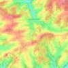 Mappa topografica Gerichtstetten, altitudine, rilievo