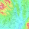 Mappa topografica Košice, altitudine, rilievo