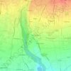 Mappa topografica Tezze sul Brenta, altitudine, rilievo
