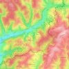 Mappa topografica Schoenberg, altitudine, rilievo