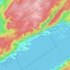 Mappa topografica Eskasoni 3, altitudine, rilievo