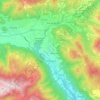 Mappa topografica Songavazzo, altitudine, rilievo