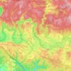 Mappa topografica 6810, altitudine, rilievo
